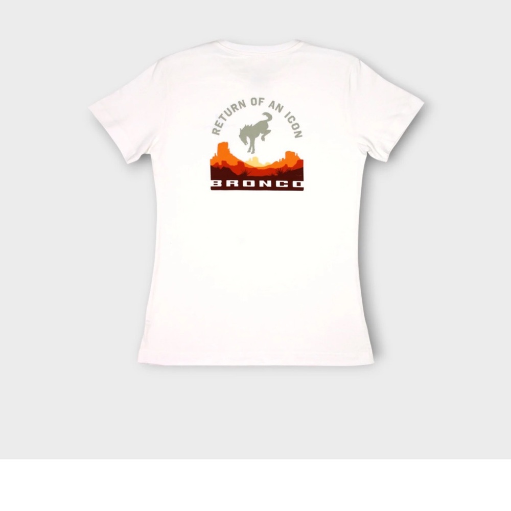 White Bronco Women’s Graphic T-Shirt